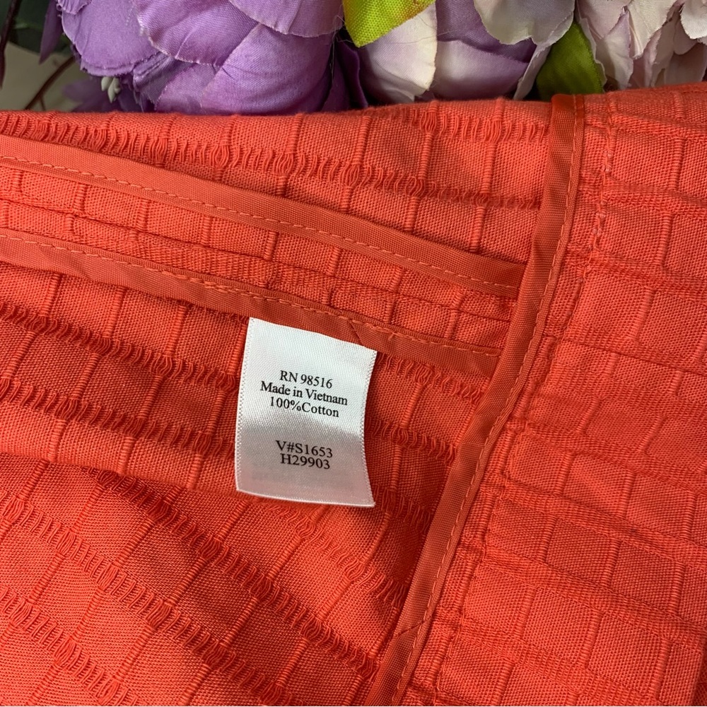 Vintage Coldwater Creek Orange Textured Jacket - Picture 11 of 13